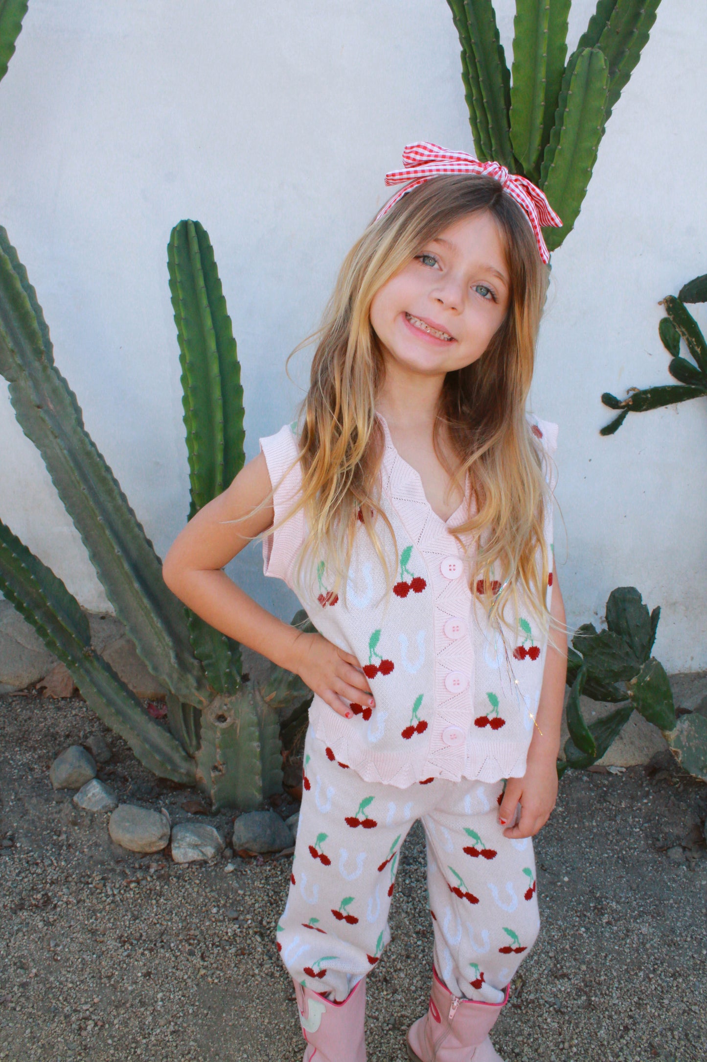 Cherry Good knit set