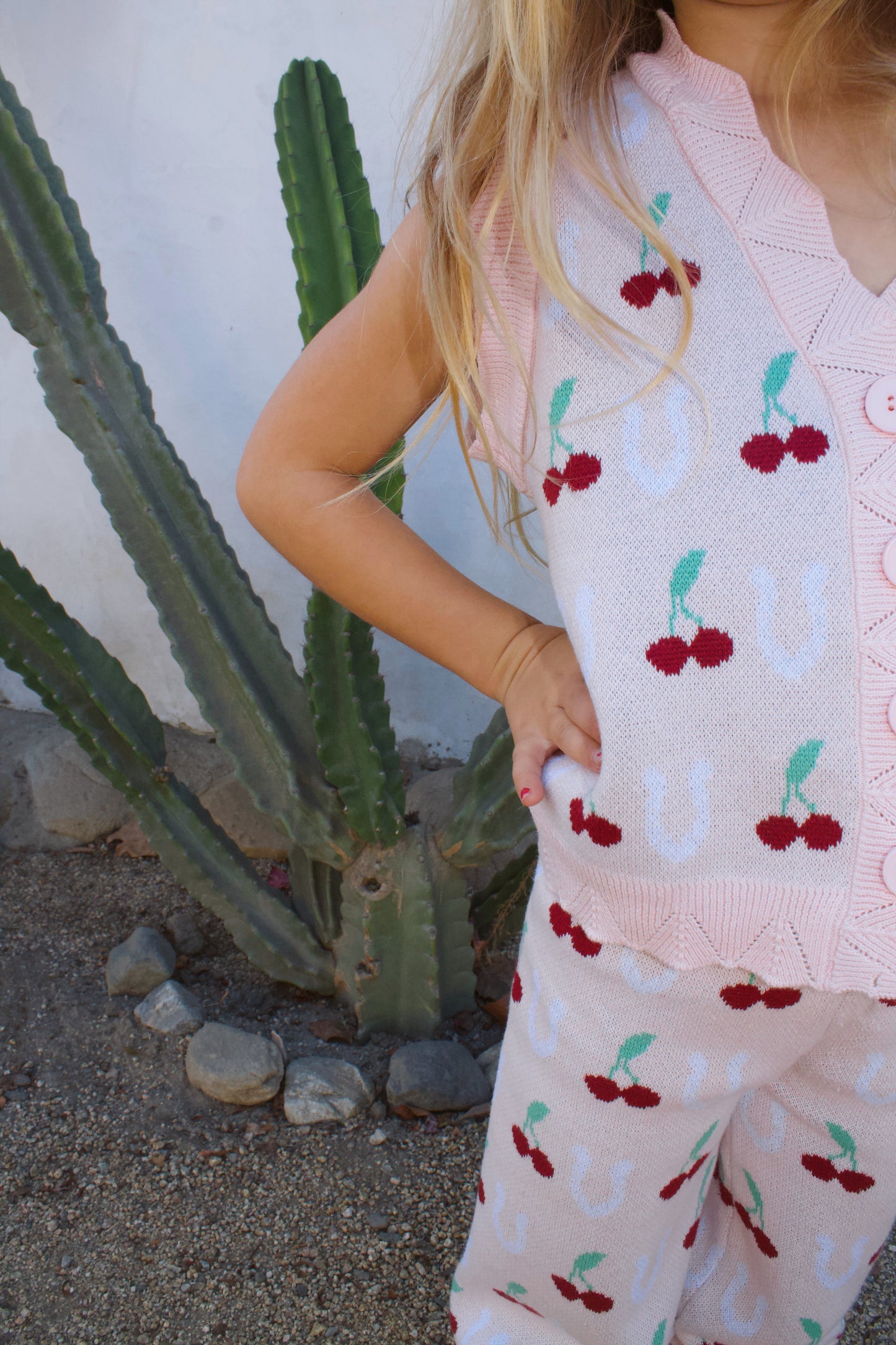 Cherry Good knit set