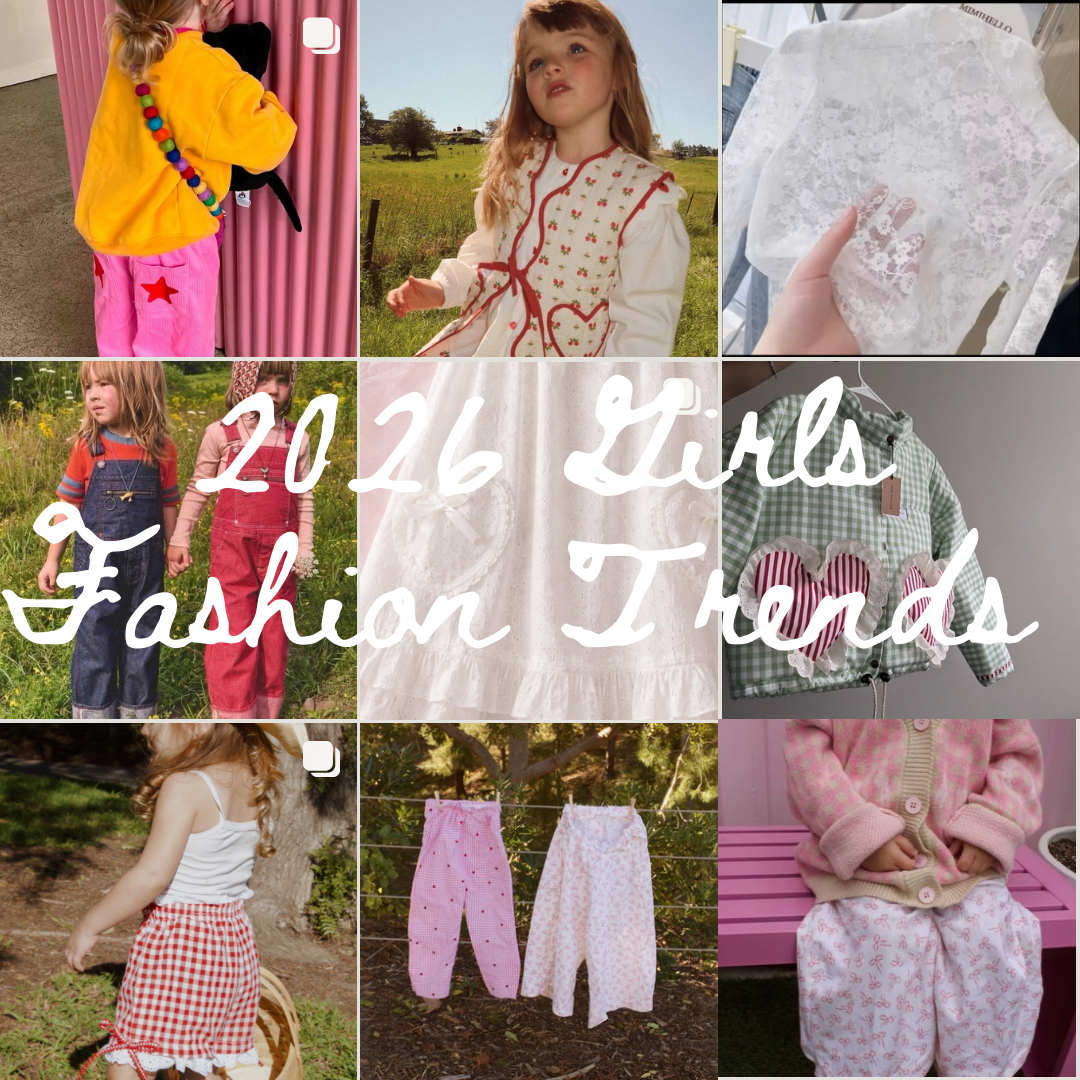 2026 girls fashion trends gingham outfit cowgirl bow coquette 