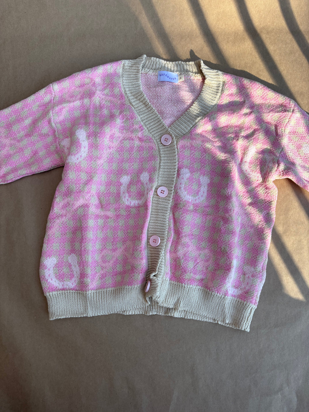 Pink Horseshoe Western Cardigan – Cozy Cowgirl Sweater for Toddlers & Girls | Safehaven Boutique
