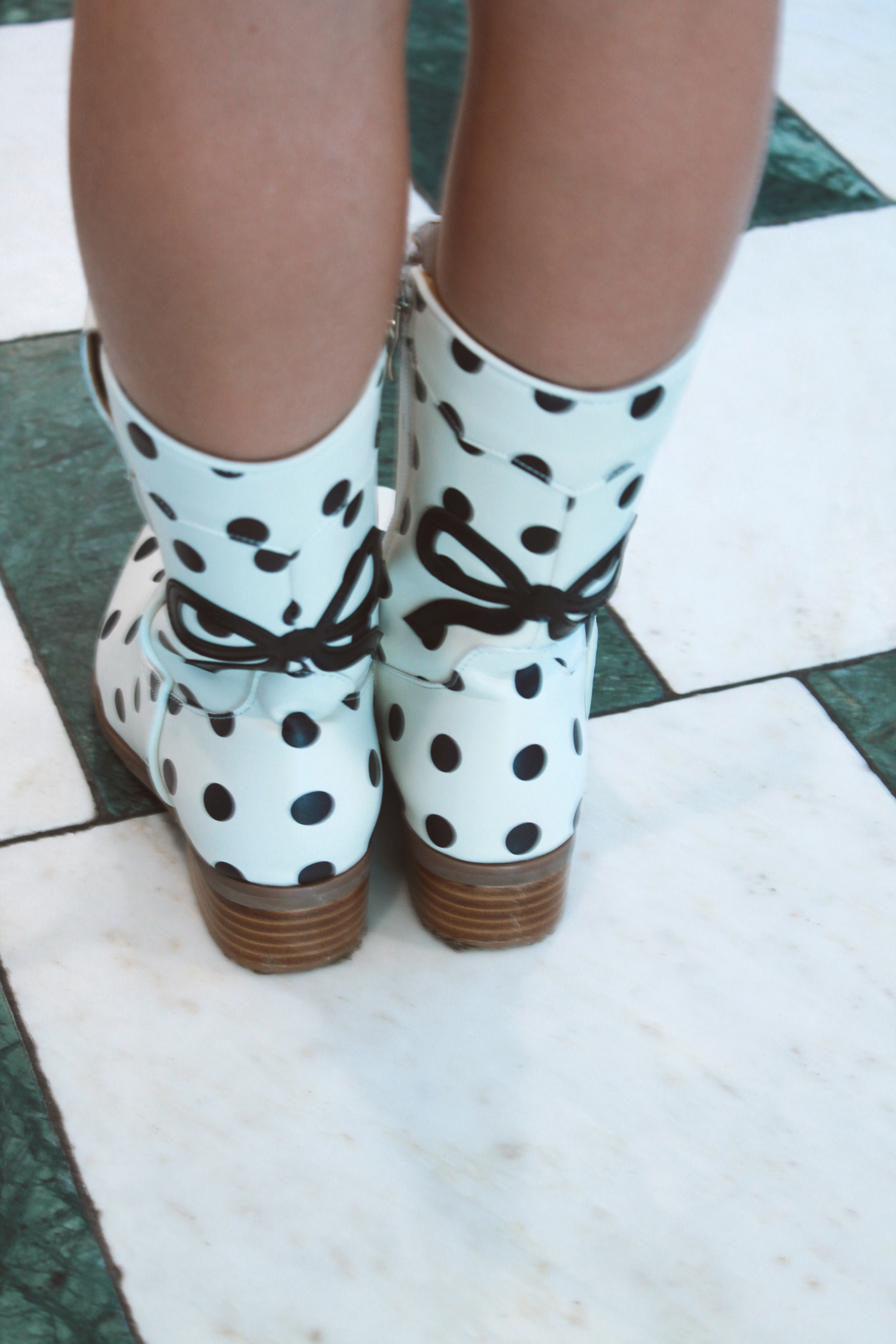Polkadot Cowgirl Boots for Toddlers & Girls | Made to Order Western Boots | 6 Week Turnaround