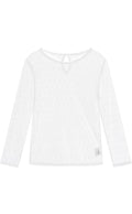 Polkadot Lace Layering Undershirt for little girls