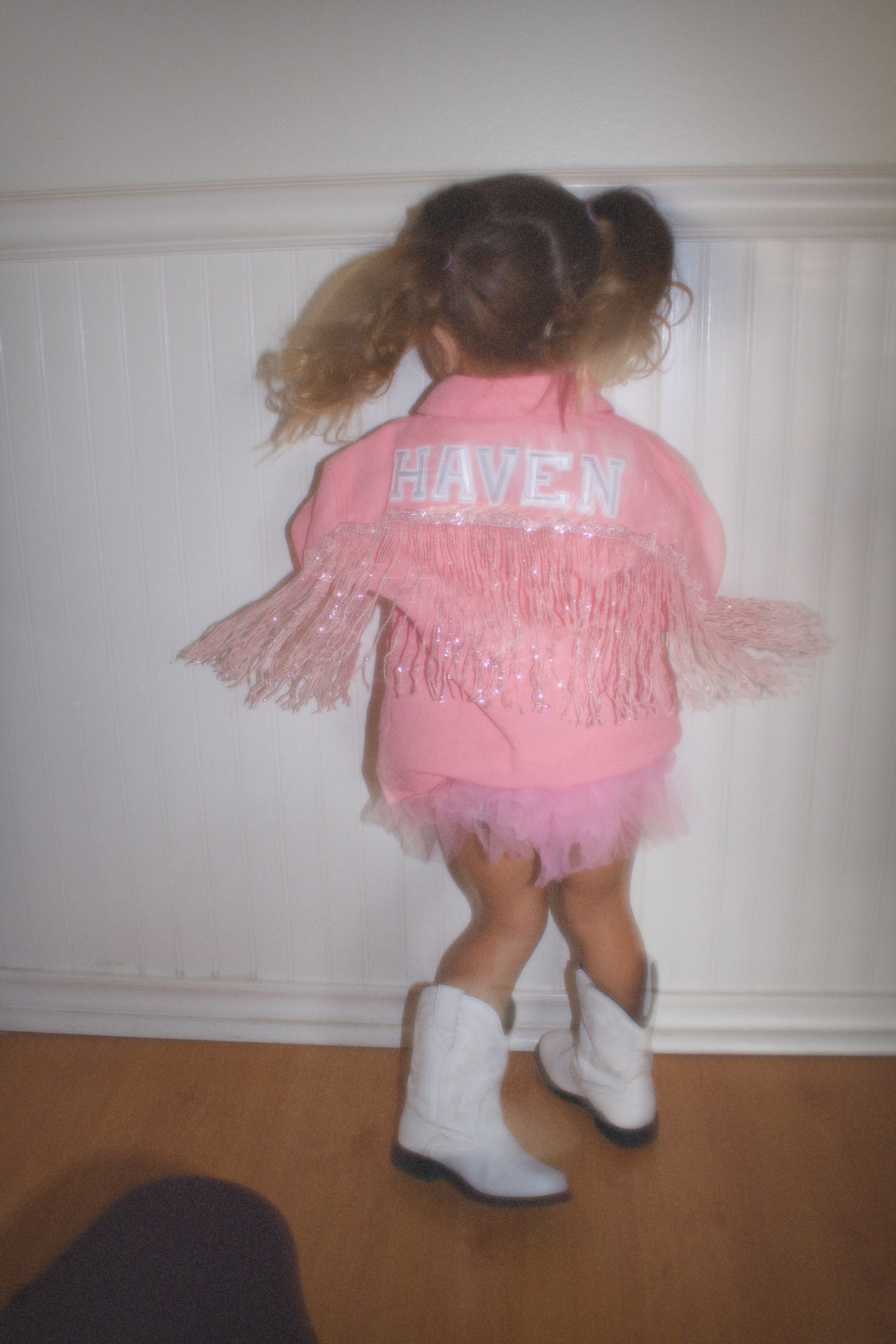 Custom Kids Fringe Jacket – Personalized Name Western Jacket for Toddlers & Kids