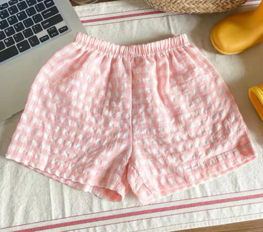 Gingham shorts