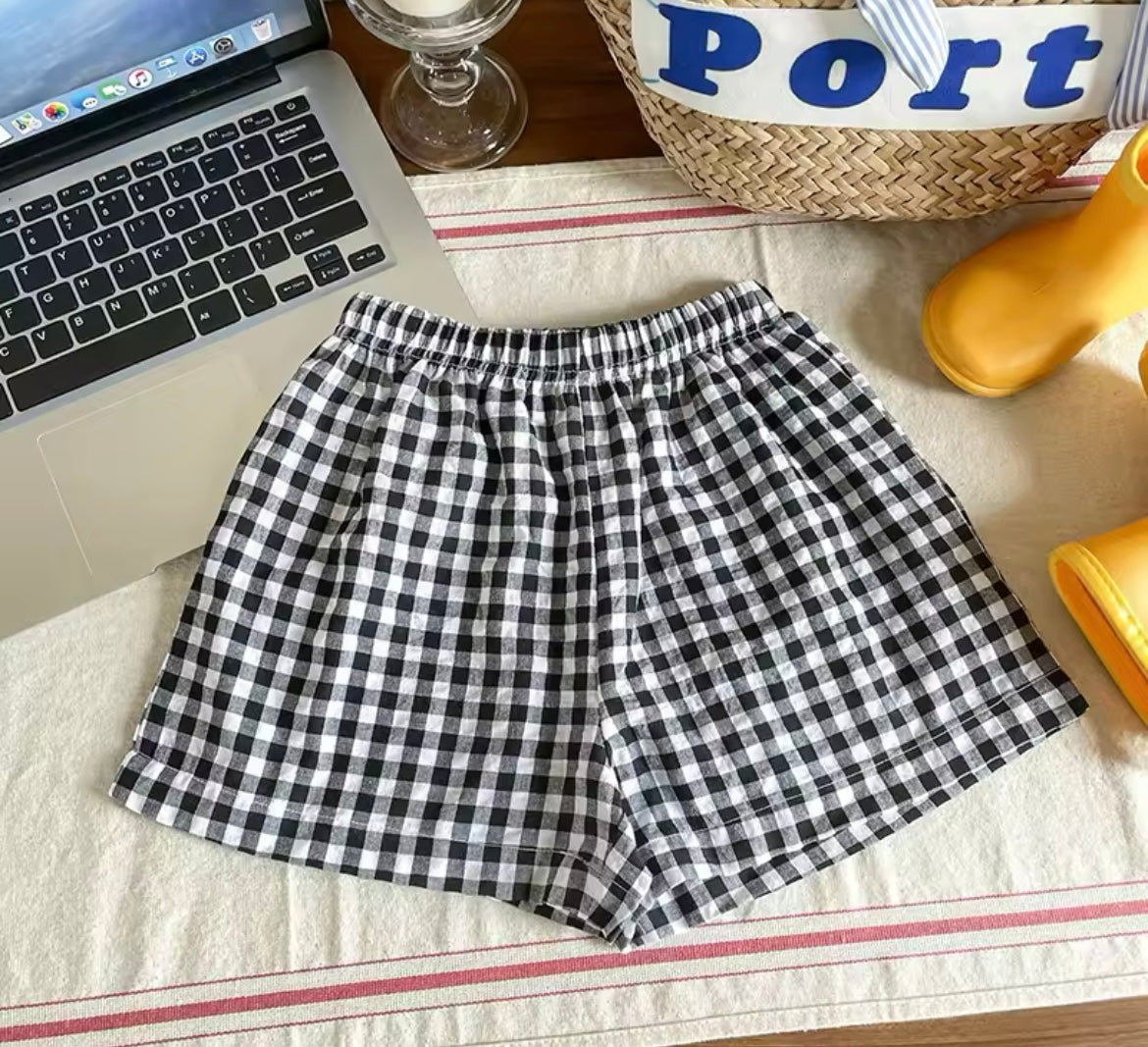 Gingham shorts