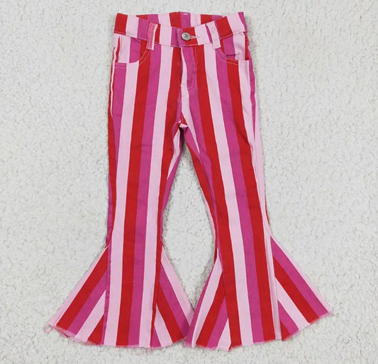 Pink Cactus bell bottoms